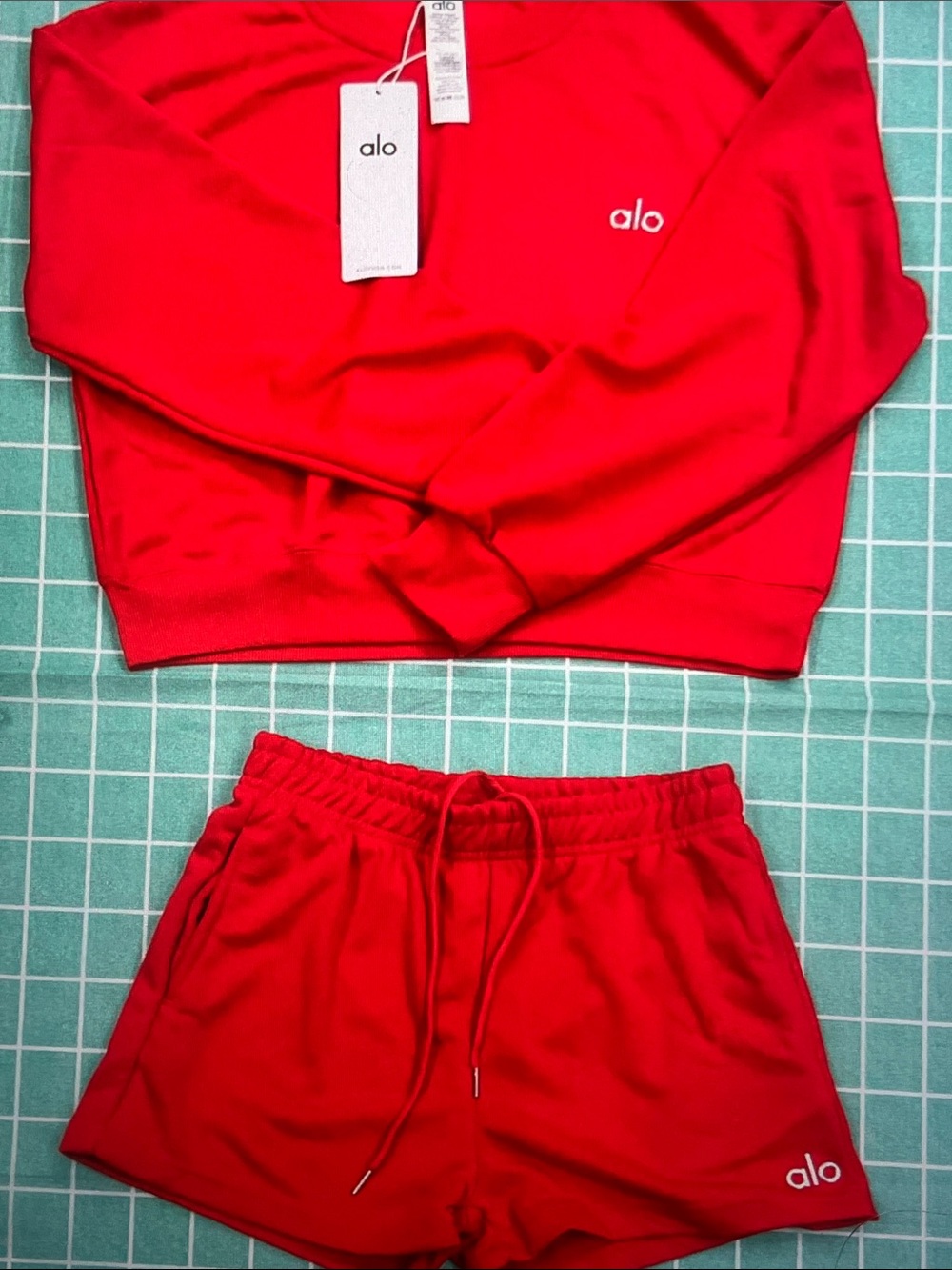 ALO Yoga Bright Red Women's Tank Top